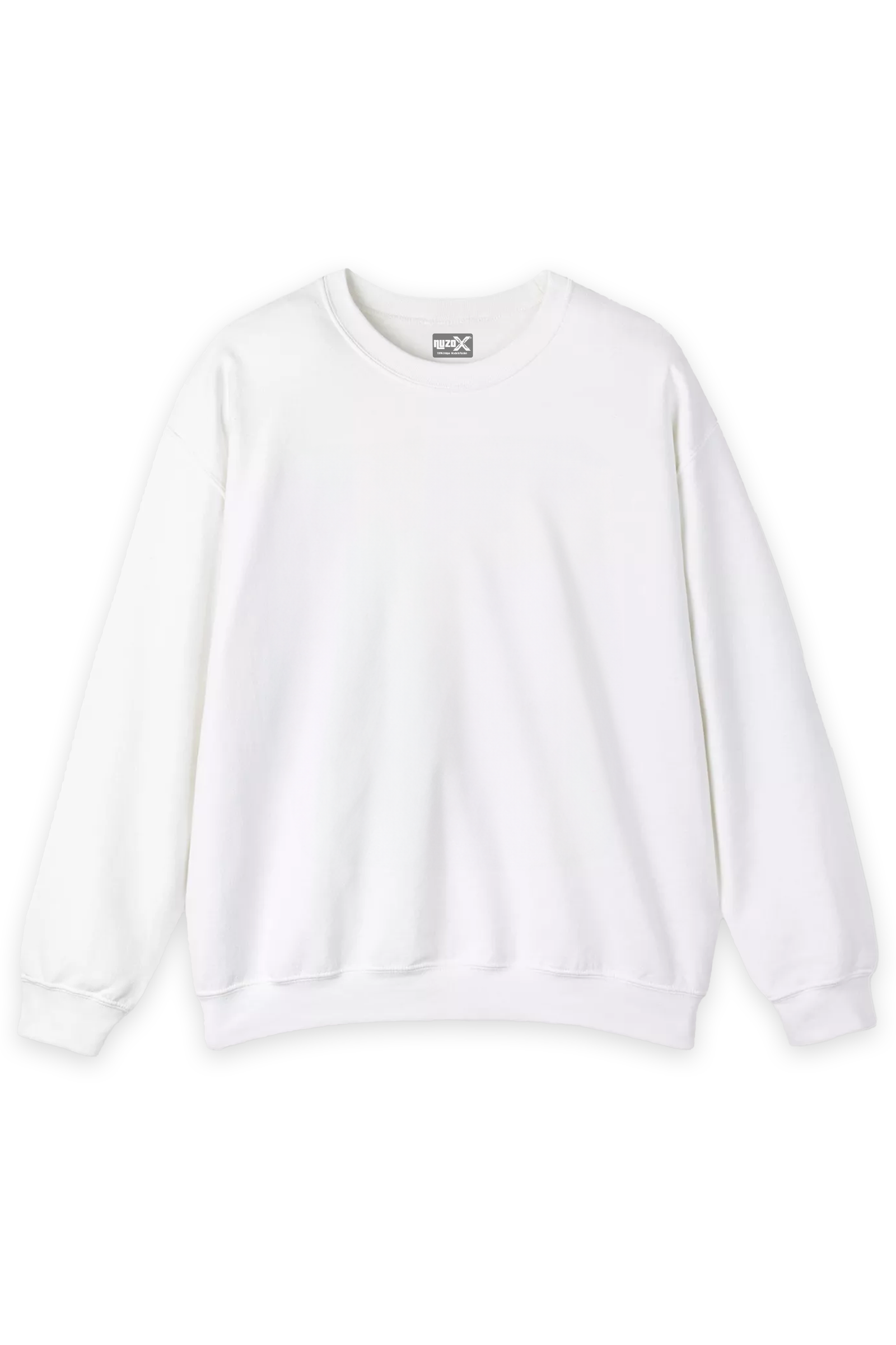 Cotton Full Sleeve Sweatshirt For Men (white)